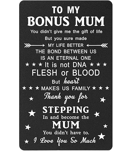 TANWIH Stepdad Bonus Dad Gifts Wallet Card From Daughter Son, Step Dad - View #8
