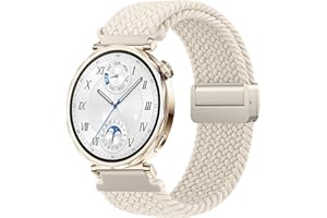 YISICA 18mm Watch Strap Braided Magnetic for Garmin Venu 3S Strap/Forerunner 265S, Quick Release Adjustable Stretchy Comfortable Solo Loop for Men & Women