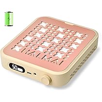 HALMAI Rechargeable Cordless Nail Dust Collector - 800Pa Suction
