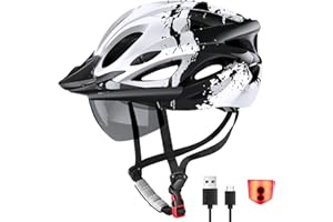 RaMokey Fahrradhelm Erwachsene mit Licht,Radhelm, Cityhelm Urban Fahrradhelm für Herren Damen mit Abnehmbarer Magnetische Sch