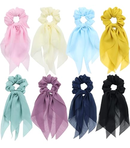 Fascia Per Capelli Bambina Con Fiocco Rosa E Bianco A Righe - Clip Coda Di Cavallo - Fatte A Mano