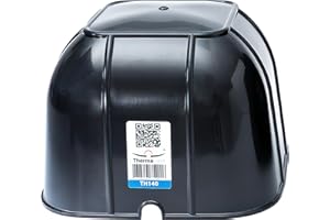 Thermahood - TH140 Pack of 4 - Airtight Downlight Covers for Over Recessed Lights and Downlights - Energy Efficient, Black, 190 x 190 x 140mm