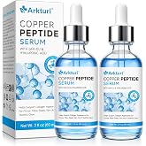 Copper Peptides Ghk-cu Serum, Ghk-cu Peptide Serum, Copper Peptide Serum for Tightening, Collagen Boosting &amp; Hydrat, Reduces