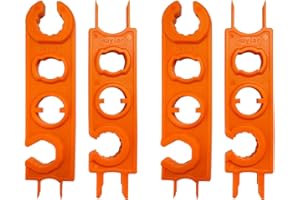 DEWIN 4 sztuki kluczy wtykowych do paneli słonecznych, fotowoltaiczne, szybkie dokręcanie męskie/żeńskie, klucz do odłączania