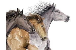 Crafty Things 4 x Paper Napkins - Hoof Beats - Ideal for Decoupage/Napkin Art