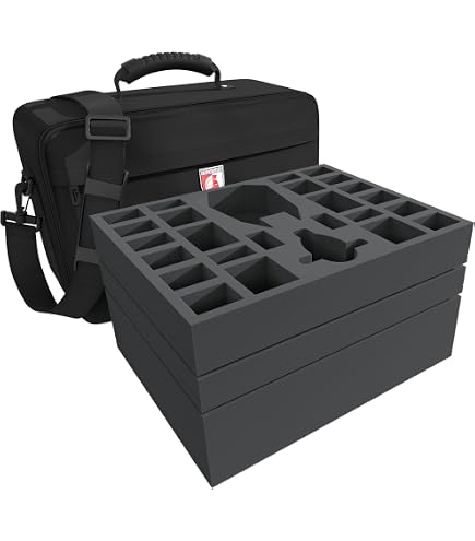 Feldherr Magnetbox Gelb – Aufbewahrungsbox Für Bis Zu 20 Miniaturen, Half-Size Mit Schaumstoffeinlage