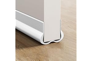 NEXOLLA Boudin De Porte, Bas de Porte Isolant, Le Joint de Porte, Isolant Phonique Thermique Bande d'étanchéité Anti Bruit Poussière Stop à l'air Froid Anti Souris Fourmi Cafard Insectes