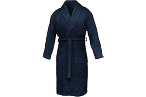 HOMELEVEL Peignoir en tissu éponge Peignoir de voyage Peignoir 100% coton S - 6 XL Femmes Hommes Femmes et hommes Peignoir surdimensionné Sauna Robe Peignoir de voyage…