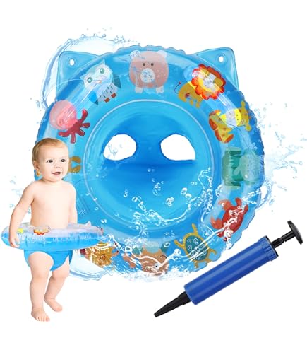 Anneau De Natation Bébé 6-36 Mois - Bouée Siège Piscine Avec Poignées