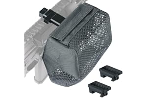 Feyachi Rete cattura bossoli in nylon addensato e resistente al calore per armi con attacco a guida Picatinny