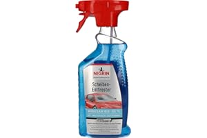 ‎NIGRIN NIGRIN Scheiben-Entfroster 500ml Sprühflasche, Scheiben-Enteiser-Spray, Pumpzerstäuber, wirksam bis -55° C, verhindert Wiedervereisung