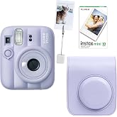 Instax Mini 13 Fotoğraf Makinesi Deri &Ccedil;anta Kıska&ccedil; ve 10'lu Film Hediye Seti