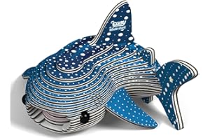 EUGY 049 Tiburón Ballena. Eco-Friendly 3D Paper Puzzle