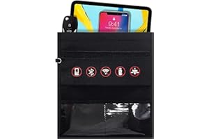 ONEVER Faraday - Funda para ordenador portátil (17,7 x 13,7 pulgadas), bloqueo de señal, bolsa de Faraday, jaula antirastreo para teléfonos, tabletas y llaveros, resistente al fuego e impermeable