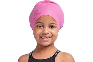 SOUL CAP - Kids Swim Cap – Large Swimming Cap for Children with Long Hair, Braids, Dreadlocks, Weaves, Extensions, Curls & Afros – Silicone