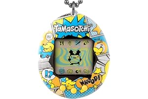 Bandai - Tamagotchi - Original Tamagotchi - Pochitchi Comic Book - Elektronisches virtuelles Haustier - Interaktives Haustierspielzeug - Erdbeermotiv - Spielzeug für Kinder ab 8 Jahren - 42976