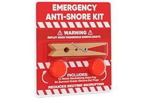 BESTAFIESTA Funny Stocking Fillers Christmas Secret Santa Joke Gifts For Him Snore Kit Prank Gift Silly Funny Gifts For Him Husband Partner Wife Girlfriend Boyfriend Christmas Gag Gift Present Xmas Gift