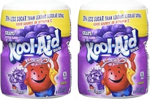 PureGro Kool-Aid Grape Drink Mix 538g (PACK OF 2),269.00 g (Pack of 2)