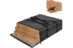 Ockyunoo Faltbare Pizza-Liefertasche, Isolierte Lebensmittel-Liefertasche, Kühltasche Faltbar Klein, Kühltasche Gross, Kühltasche Groß, Kühltasche Faltbar Groß, für Poolpartys, Picknicks im Freien