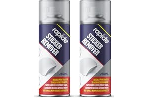 HITLINEUK 2 x Sticker Remover Sticky Stuff Remover UK Spray 250ml, Adhesive Remover Spray, Gum, Goo Gone, Tag, Tape