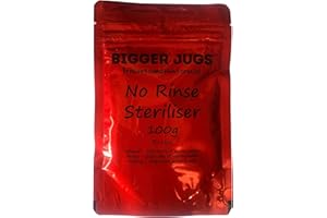 Bigger Jugs No Rinse Cleanser/Steriliser 100g Easy To Use Home Brew Beer Wine Cleaner Sanitiser