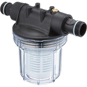 Filtre à Eau Grafner Fi10633 - Préfiltre 1" Pour Pompe Jardin, Débit 3000 L/h, Max 5,5 Bar
