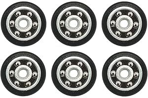 MSGsl - Rodamientos ø 20 mm y Tornillo M4 para Puertas Mampara de Ducha | Repuestos para Puertas Correderas de Baño y Ducha | Juego de 6 unidades.