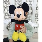 LRS STORE Y&uuml;ksek Kalite Minnie Mouse - Mickey Mouse Fig&uuml;r Peluş B&uuml;y&uuml;k Boy 45 Cm Minie-Mikiy, lrs77565606565