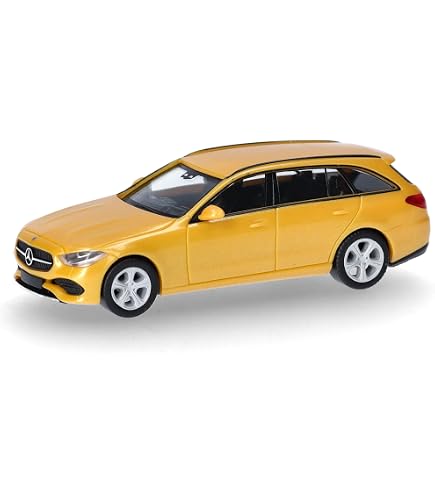 Herpa 1:43 Mercedes Classe C Berlina (W206) – Bianco Opalite 2021, Versione Concessionaria