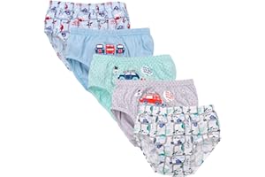 BLOMDES Calzoncillos para niño Ropa Interior de Dinosaurios para Niños,2-12 años