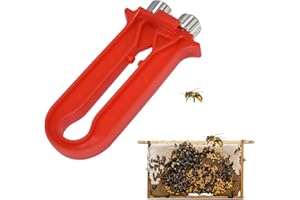 TUKNN Cadre Tendeur de Fil, Outil D'Apiculture Tendeur de Fil, Fil Tendeur pour L’apiculture, Tendeur de Câble pour Cadre de Ruche, Sertisseur Outil, Apiculture Equipements, pour Les apiculteurs, Rouge