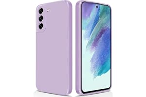 GiiYoon Silikon Skal Kompatibel med Samsung Galaxy S21 FE, Silky Soft Touch Skal med Hela Kroppen, Stötsäker Case med Mikrofi
