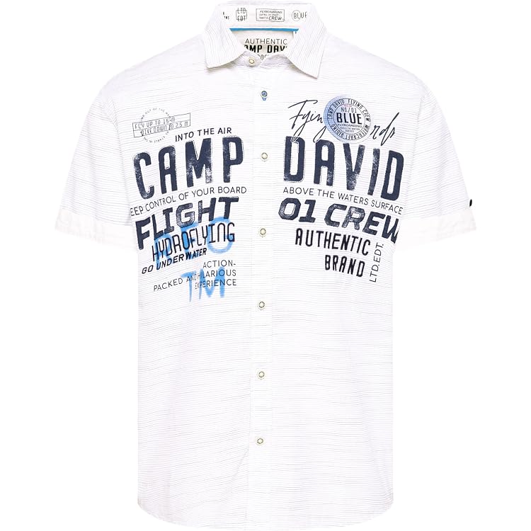 CAMP DAVID & SOCCX | Streifen-Polo Dip Dye Mit  Produktbild-Vorschau 4