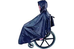 GOTITA – Der Poncho für den Rollstuhl – Der vielfältig einsetzbare Regenschutz für den Rollstuhl – einfache Handhabung, leichtes An- und Ausziehen – italienisches Design