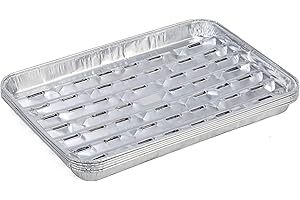 tepro Aluminium Grill Trays Set of 5 34 x 23 x 2