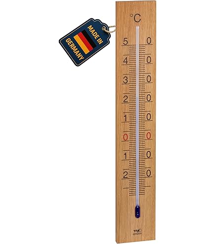 SPEAR & JACKSON Thermomètre bois intérieur 19 cm - Jardin