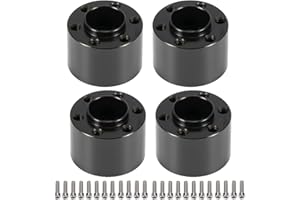 RCBOYZ 4Pcs Brass Weights 15mm Wheel Hex Hubs Widen for 1/10 RC Crawler 1.9 2.2Inch Wheels Rim Axial SCX10 TRX4 Counterweight (15mm)