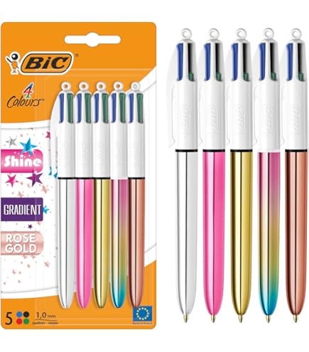 Votvlog 7er Set Kugelschreiber - 4 Farben In 1 Pastell Stifte