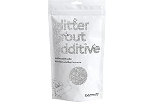 Hemway Silver Glitter Grout Tile Additivo 100g Campagna Bagno Wet Camera Cucina