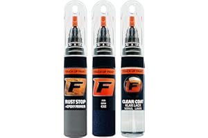 ‎F FIRANTO FIRANTO Lackstift Autolack Reparaturset für BMW C3Z Tansanitblau - 3-in-1 Autolack Kratzer Reparaturstift 15ml Grundierung, Klarlack