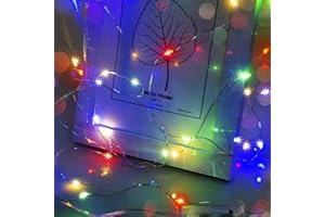 cshare Guirlande Lumineuse, 3M 30 Micro LEDs Guirlandes Lumineuses Piles Mini Led Intérieur Girlande de Lumière Decoration pour Chambre Noël Mariage Soirée Maison(Couleur)