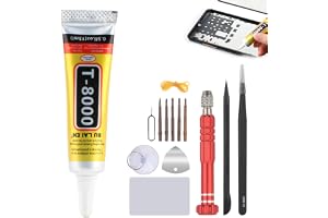 Lim för smarttelefonskärmar med verktyg, T8000-lim för , , hörlurar, keramik, metall, tyg, DIY-kit för leksaker (15 ml)