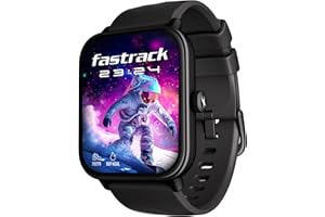 Fastrack Limitless Glide X 1.83" Smart Watch with Ultra UV HD Display, SpO2, Heart Rate & Sleep Tracking, Bluetooth Calling, 100+ Sports Modes, 5-Day Battery, Smartwatch for Men & Women (Black)