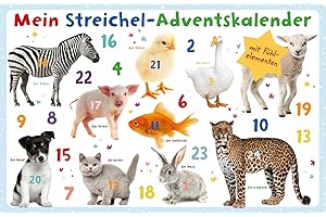 ARS EDITION GMBH Mein Streichel-Adventskalender: Mit Fühlelementen