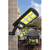 Solar G&uuml;neş Enerjili Led Bah&ccedil;e Aydınlatması 120 Ledli 3 Modlu Hareket Sens&ouml;rl&uuml; Su Ge&ccedil;irmez Lambası
