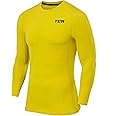 TCA Men and Boys' Long Sleeve Compression Shirt, Athletic Workout Sports Undershirt Base Layer Top