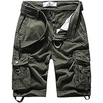 Herren Cargo Shorts - Bermuda Kurze Hose Mit Mehreren Taschen