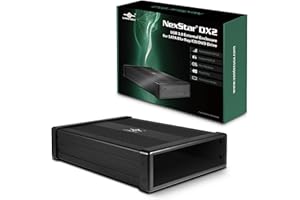 Vantec NexStar DX2 USB 3.0 External Enclosure Design for 5.25" Blu-Ray/CD/DVD SATA Drive, Second Generation of DX, No Drivers Needed, Aluminum Alloy (NST-540S3-BK)