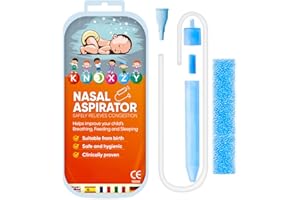 Knoxzy Baby Nasensauger mit 9 extra Hygienefiltern