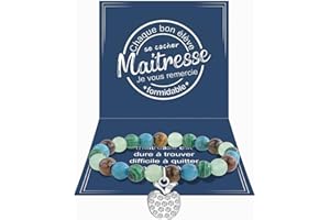 QianSiLi Cadeau Femme,Bracelet Pierre Naturelle Femme,Bracelet Personnalisé Femme,Cadeau Femme Anniversaire,Cadeau Noel Femme,Cadeau pour Maman,Collegue,Petites,Amie,Soeur,Grands-mères